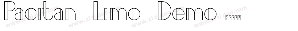 Pacitan Limo Demo字体转换